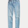 AZURE Women’s Ralph Lauren Callen High-Rise Slim Jeans