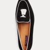 Beige / White Women’s Ralph Lauren Laurel Tassel Goat-Suede Loafers