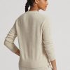 Beige Women’s Ralph Lauren Cashmere Crewneck Sweaters