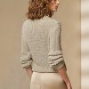 Beige Women’s Ralph Lauren Embellished Silk Rollneck Sweaters Beige Women’s Ralph Lauren Embellished Silk Rollneck Sweaters