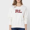 Beige Women’s Ralph Lauren Graphic Knitted Sweatshirts