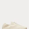 Beige Women’s Ralph Lauren The Suede Pony Ballerina Sneakers