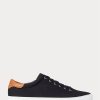 Black / Brown Men’s Ralph Lauren Jermain Pique Sneakers Black / Brown Men’s Ralph Lauren Jermain Pique Sneakers