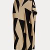 Black / Brown Women’s Ralph Lauren Geo-Print Cotton-Blend Pencil Skirts Black / Brown Women’s Ralph Lauren Geo-Print Cotton-Blend Pencil Skirts