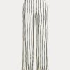 Black / Cream Women’s Ralph Lauren Striped Satin Wide-Leg Pants Black / Cream Women’s Ralph Lauren Striped Satin Wide-Leg Pants