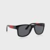 Black Men’s Ralph Lauren 0PH4162 Square Sunglasses