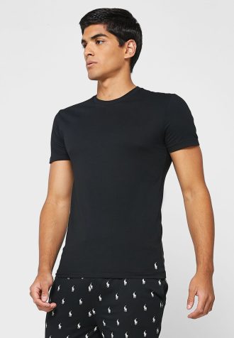 Black Men’s Ralph Lauren 3 Pack Assorted Crew Neck T Shirts