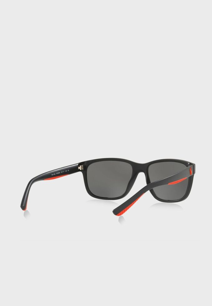 Black Men’s Ralph Lauren 57326G Square Sunglasses