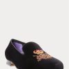 Black Men’s Ralph Lauren Alonzo Bullion Crest Velvet Dress Shoes Black Men’s Ralph Lauren Alonzo Bullion Crest Velvet Dress Shoes