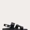 Black Men’s Ralph Lauren Biorn Calfskin Sandals Black Men’s Ralph Lauren Biorn Calfskin Sandals