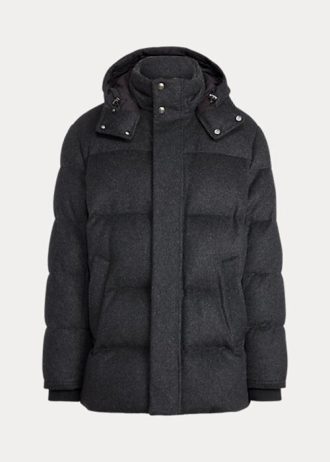 Black Men’s Ralph Lauren Cameron Wool-Blend Down Jackets Black Men’s Ralph Lauren Cameron Wool-Blend Down Jackets