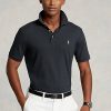 Black Men’s Ralph Lauren Classic Fit Soft Cotton Polo Shirts Black Men’s Ralph Lauren Classic Fit Soft Cotton Polo Shirts