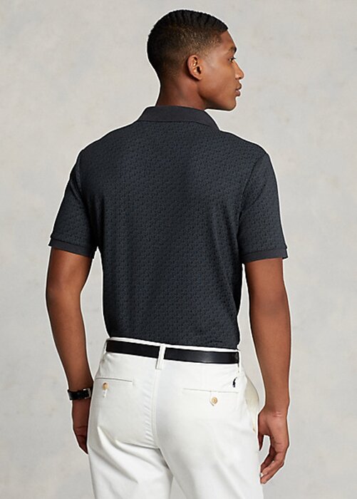 Black Men’s Ralph Lauren Classic Fit Soft Cotton Polo Shirts Black Men’s Ralph Lauren Classic Fit Soft Cotton Polo Shirts