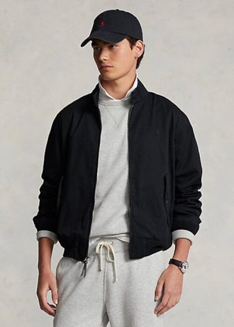 Black Men’s Ralph Lauren Cotton Twill Jackets