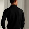 Black Men’s Ralph Lauren Custom Slim Fit Pique Polo Shirts