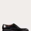 Black Men’s Ralph Lauren Denver Cap-Toe Dress Shoes Black Men’s Ralph Lauren Denver Cap-Toe Dress Shoes