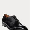 Black Men’s Ralph Lauren Denver Cap-Toe Dress Shoes Black Men’s Ralph Lauren Denver Cap-Toe Dress Shoes
