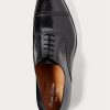 Black Men’s Ralph Lauren Denver Cap-Toe Dress Shoes Black Men’s Ralph Lauren Denver Cap-Toe Dress Shoes