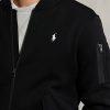 Black Men’s Ralph Lauren Double-Knit Bomber Jackets