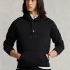 Black Men’s Ralph Lauren Double-knit Hoodie Black Men’s Ralph Lauren Double-knit Hoodie