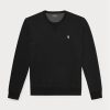 Black Men’s Ralph Lauren Double-knit Pullover Sweatshirt Black Men’s Ralph Lauren Double-knit Pullover Sweatshirt