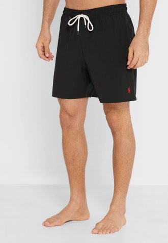 Black Men’s Ralph Lauren Drawstring Swim Shorts
