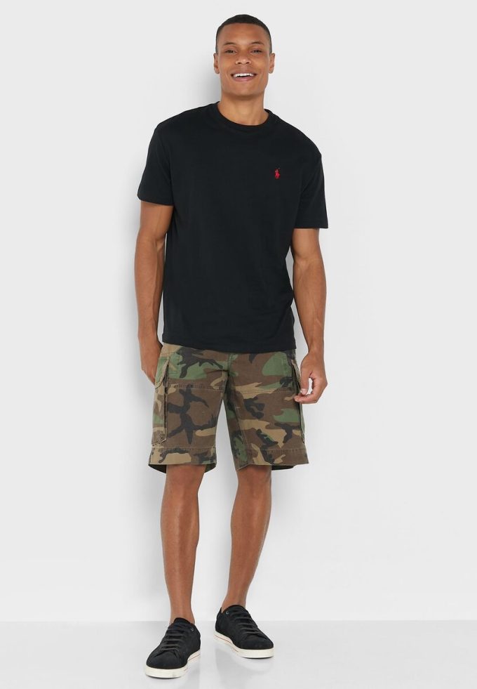 Black Men’s Ralph Lauren Essential Crew Neck T Shirts