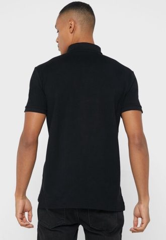 Black Men’s Ralph Lauren Essential Polo Shirts