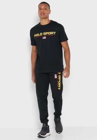 Black Men’s Ralph Lauren Logo Sweatpants