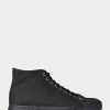 Black Men’s Ralph Lauren Mayport Canvas Sneakers