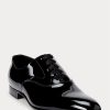 Black Men’s Ralph Lauren Paget Patent Leather Dress Shoes