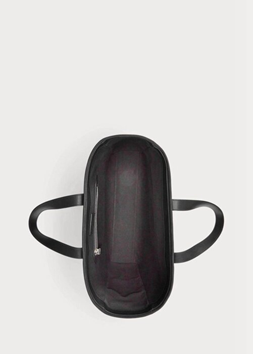 Black Men’s Ralph Lauren Polo Bear Leather-trim Canvas Tote Bags Black Men’s Ralph Lauren Polo Bear Leather-trim Canvas Tote Bags