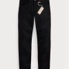 Black Men’s Ralph Lauren Slim Fit Black-on-black Selvedge Jeans Black Men’s Ralph Lauren Slim Fit Black-on-black Selvedge Jeans