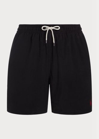Black Men’s Ralph Lauren Traveller Swimming Trunk  Shorts