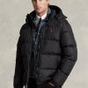 Black Men’s Ralph Lauren Water-Repellent Down Jackets