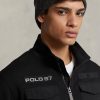 Black Men’s Ralph Lauren Water-Repellent Hybrid Jackets