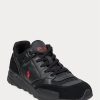 Black / Red Men’s Ralph Lauren Trackster 200 Sneakers Black / Red Men’s Ralph Lauren Trackster 200 Sneakers