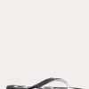 Black / White Men’s Ralph Lauren Bolt Logo Flip Flops