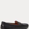 Black Women’s Ralph Lauren Briony Leather Driver Loafers Black Women’s Ralph Lauren Briony Leather Driver Loafers