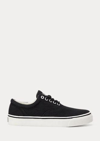 Black Women’s Ralph Lauren Bryn Canvas Sneakers
