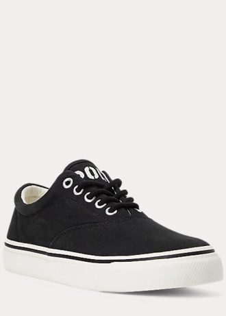 Black Women’s Ralph Lauren Bryn Canvas Sneakers