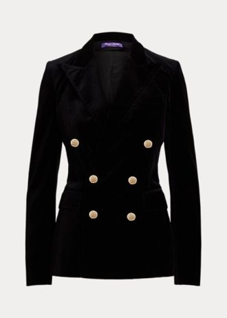 Black Women’s Ralph Lauren Camden Velvet Jackets