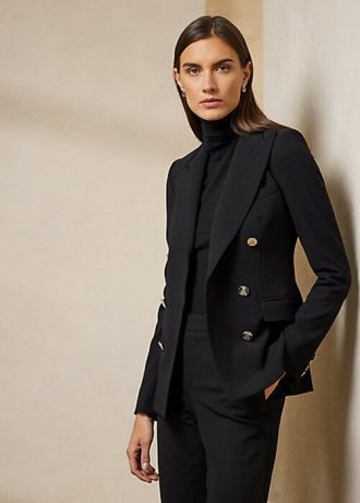 Black Women’s Ralph Lauren Camden Wool-Blend Jackets