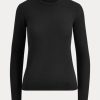 Black Women’s Ralph Lauren Cashmere Crewneck Sweaters Black Women’s Ralph Lauren Cashmere Crewneck Sweaters