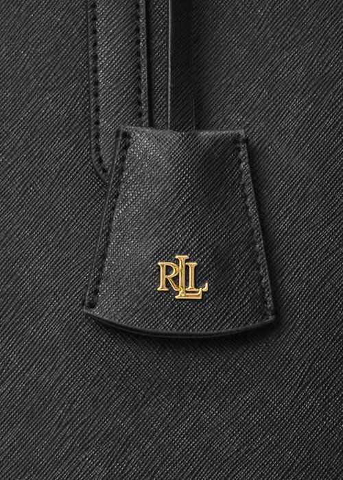 Black Women’s Ralph Lauren Crosshatch Leather Large Clare Tote Bags Black Women’s Ralph Lauren Crosshatch Leather Large Clare Tote Bags