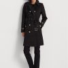 Black Women’s Ralph Lauren Double-breasted Cotton-blend  Coats