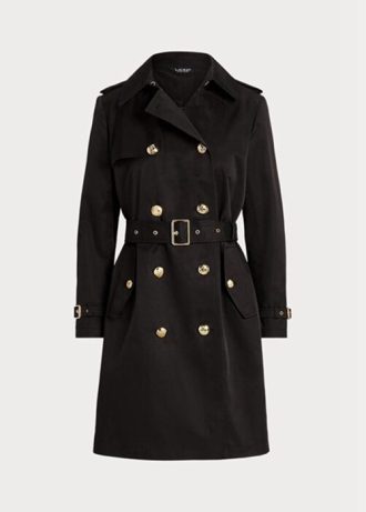 Black Women’s Ralph Lauren Double-breasted Cotton-blend  Coats