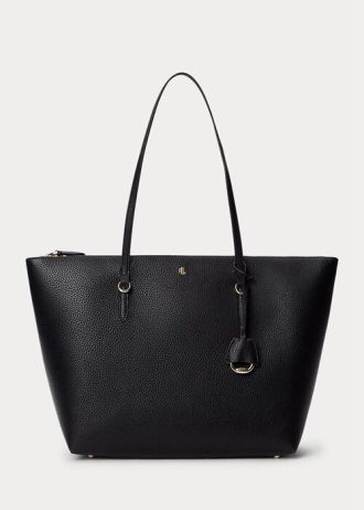 Black Women’s Ralph Lauren Faux-Leather Keaton Tote Bags