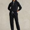 Black Women’s Ralph Lauren Fleece Athletics Pants Black Women’s Ralph Lauren Fleece Athletics Pants