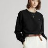 Black Women’s Ralph Lauren Fleece Pullover Sweatshirts Black Women’s Ralph Lauren Fleece Pullover Sweatshirts